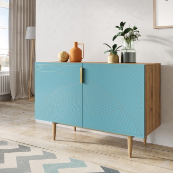 Комод Line 120X50X80 CM blue