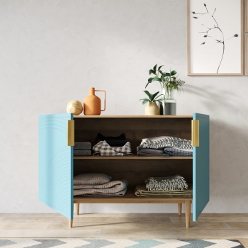 Комод Line 120X50X80 CM blue
