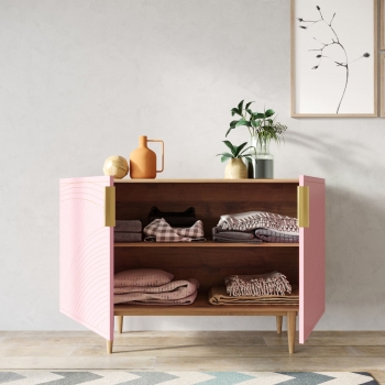 Комод Line 120X50X80 CM pink