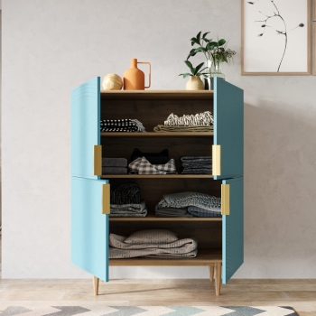 Комод Line 100X45X120 CM blue