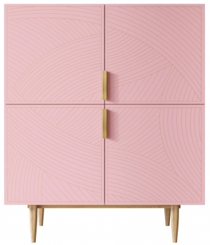 Комод Line 100X45X120 CM pink