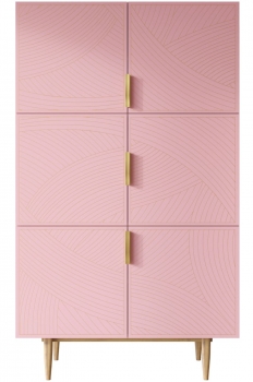 Большой комод Line 100X45X170 CM pink