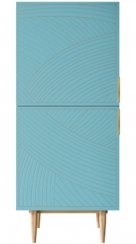 Вертикальный комод Line 60X45X140 CM blue