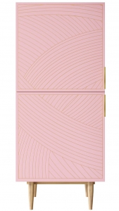 Вертикальный комод Line 60X45X140 CM pink