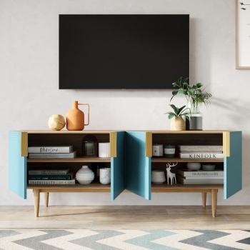 Тумба под TV Line 160X45X60 CM blue