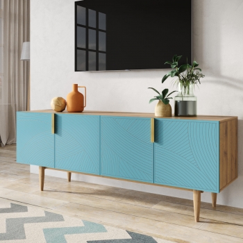 Тумба под TV Line 160X45X60 CM blue
