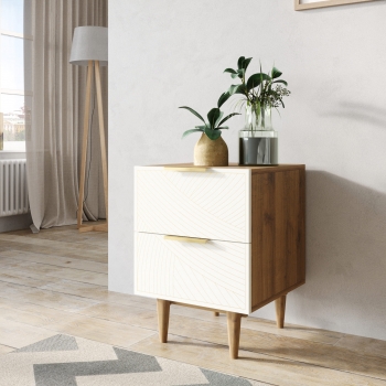 Тумбочка прикроватная Line 40X35X55 CM beige