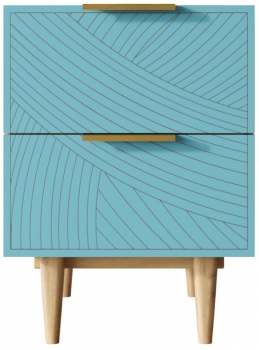 Тумбочка прикроватная Line 40X35X50 CM blue