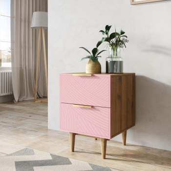 Тумбочка прикроватная Line 40X35X55 CM pink