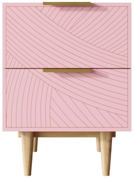 Тумбочка прикроватная Line 40X35X55 CM pink