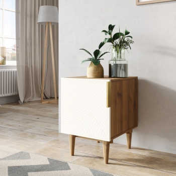 Тумбочка прикроватная Line 40X35X50 CM beige