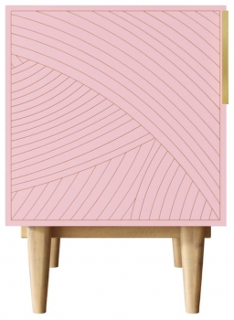 Тумбочка прикроватная Line 40X35X55 CM pink