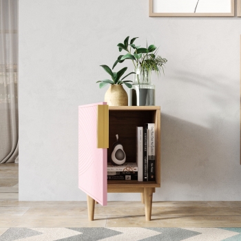 Тумбочка прикроватная Line 40X35X55 CM pink