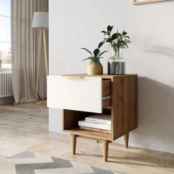 Тумбочка прикроватная Line 40X35X50 CM beige