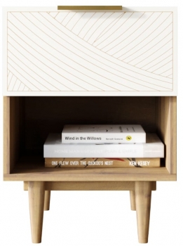 Тумбочка прикроватная Line 40X35X50 CM beige