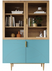 Буфет Line 120X50X180 CM blue
