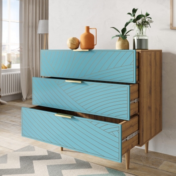 Шифоньер Line 90X50X0 CM blue