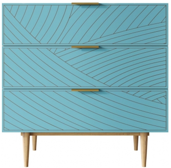 Шифоньер Line 90X50X0 CM blue
