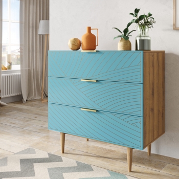 Шифоньер Line 90X50X0 CM blue