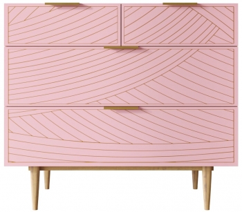 Комод Line 90X50X90 CM pink