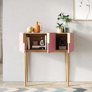 Консоль Line 90X40X0 CM pink