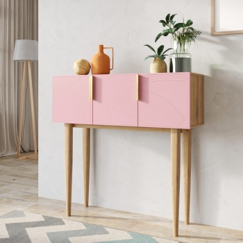 Консоль Line 90X40X0 CM pink
