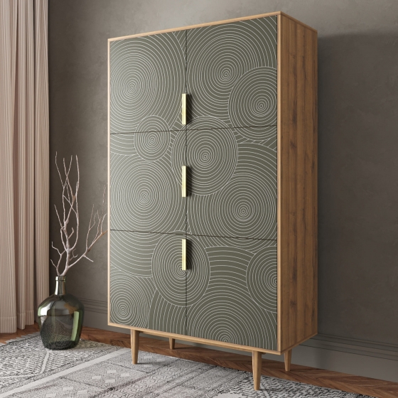 Большой комод Line 104X45X174 CM 4