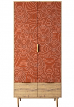 Шкаф двухстворчатый Line 94X50X204 CM
