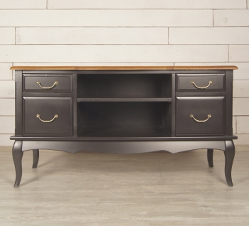 Комод под TV Leontina Black 120X50X34 CM