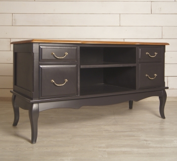 Комод под TV Leontina Black 120X50X34 CM