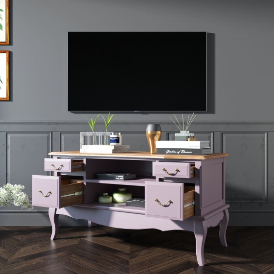 Комод под TV Leontina Lavanda 120X50X64 CM 2