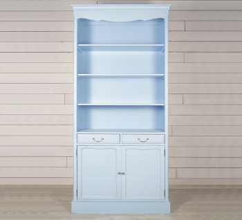 Книжный шкаф Leontina Blue 104X40X220 CM