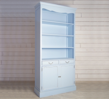 Книжный шкаф Leontina Blue 104X40X220 CM