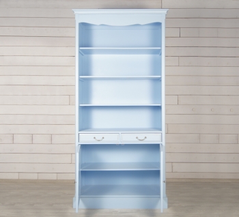 Книжный шкаф Leontina Blue 104X40X220 CM