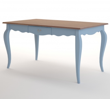 Стол обеденный Leontina Blue 145X85X77 CM