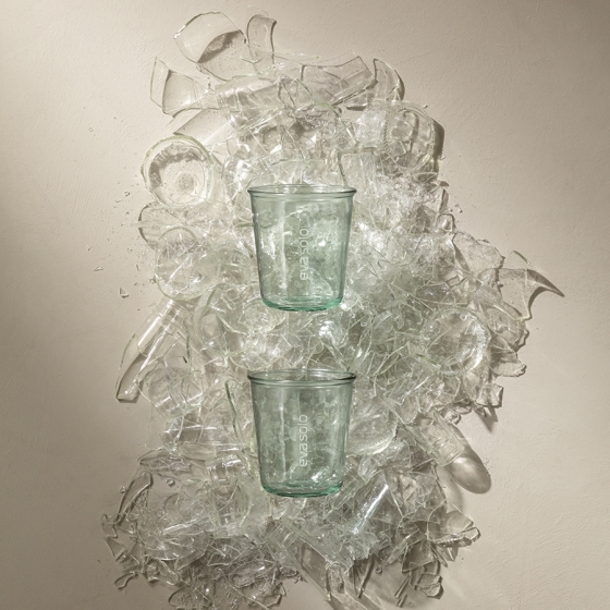 Набор из четырёх стаканов Recycled Glass 250 ml 4
