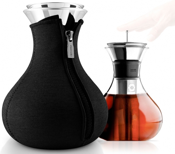 Чайник заварочный tea maker в неопреновом текстурном чехле 1 L черный 3