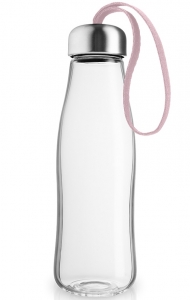 Бутылка стеклянная 500 ml розовая