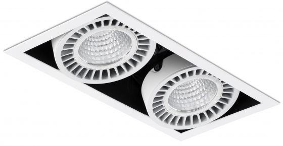 Светильник узконаправленный Colin-2 LED 4000K 17X34X18 CM белый 1