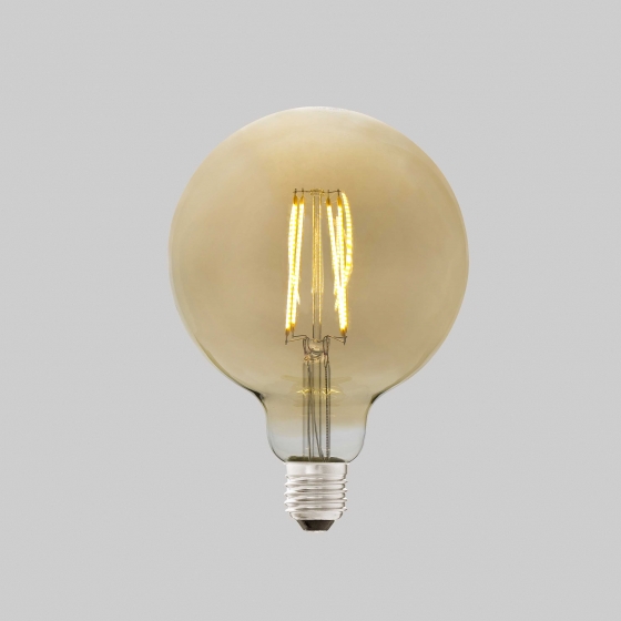 Лампочка E27 LED amber globe bulb 4W 2