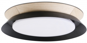 Потолочный светильник Tender LED 45X45X8 CM чёрный