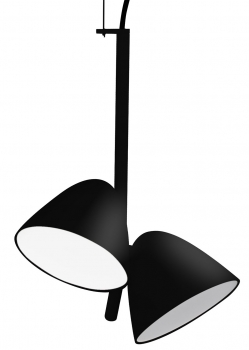 Светильник Flash LED 2L 22X22X30 CM чёрный
