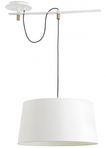 Дизайнерский подвесной светильник Fusta 45X45X28 CM белый 1