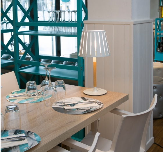 Настольная лампа Mix 22X22X43 CM белая 4