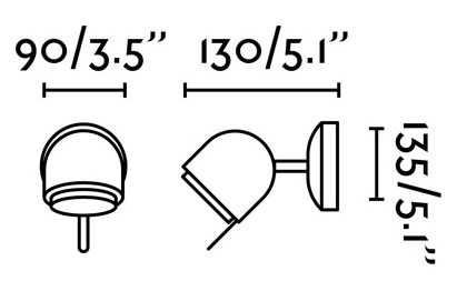 Настенный светильник Stone 9X13X14 CM 4