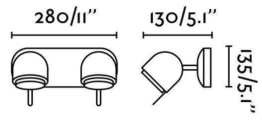 Настенный светильник Stone 28X13X14 CM 3