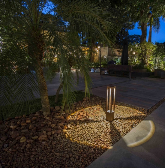 Ландшафтный светильник Agra LED 11X11X65 CM коричневый 2