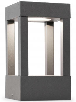 Ландшафтный светильник Agra LED 11X11X20 CM серый