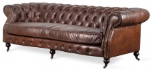 Винтажный диван в английском стиле Cambridge 225X100X70 CM