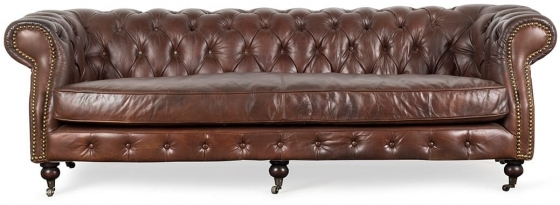 Винтажный диван в английском стиле Cambridge 225X100X70 CM 4
